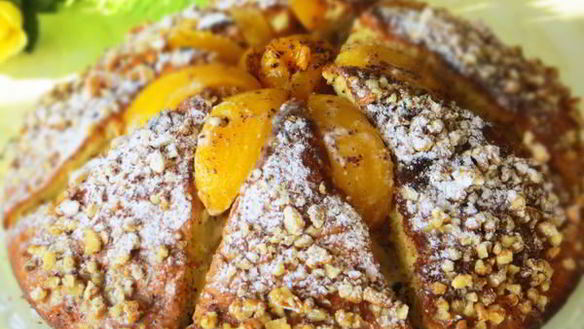 ШАГ 14. торт персиковый вулкан