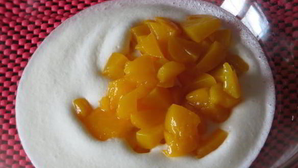 ШАГ 4. торт персиковый вулкан