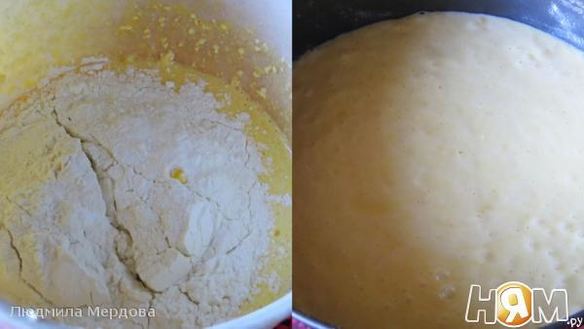 ШАГ 8. торт персиковый вулкан