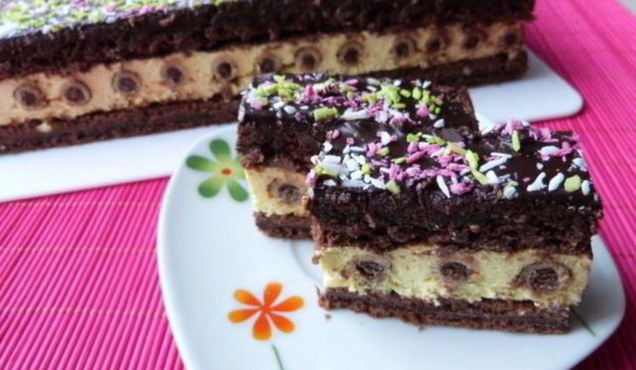 Рецепт торт с вафельными трубочками