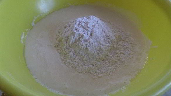 ШАГ 4. торт с заварным кремом и сливами