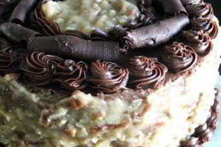 Торт шоколадно-кокосовый