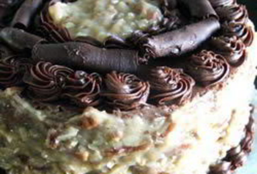 Торт шоколадно-кокосовый