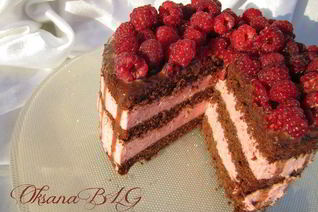 Торт Шоколадно-малиновый бархат