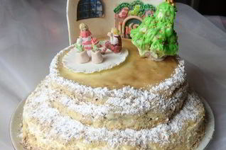 Торт Снежная королева