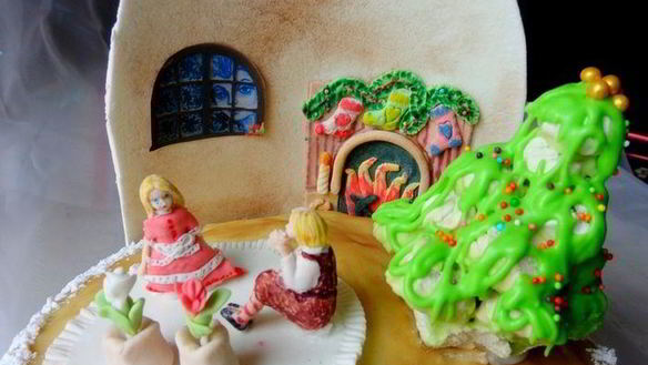 ШАГ 14. торт снежная королева