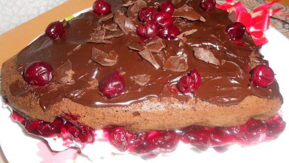 ШАГ 15. торт вишнево-шоколадное сердце