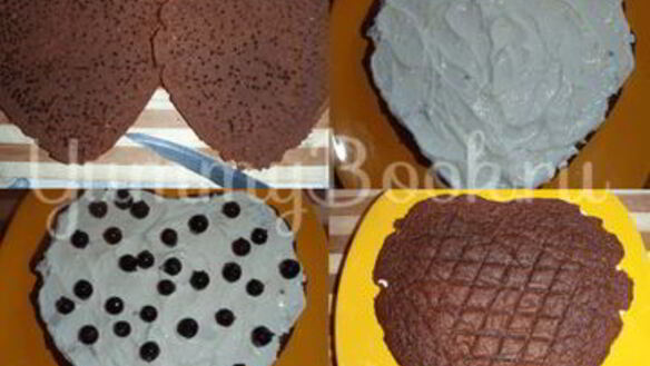 ШАГ 4. торт женское сердце