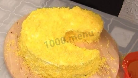 ШАГ 17. торт золотой петушок