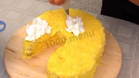 ШАГ 18. торт золотой петушок