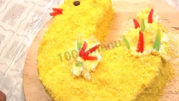 ШАГ 23. торт золотой петушок