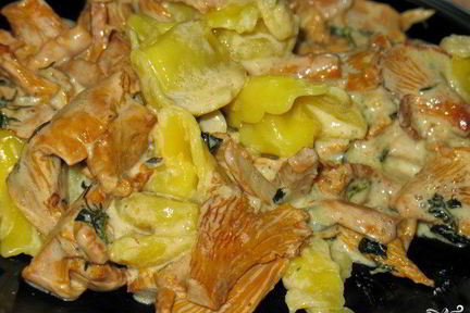 Тортеллини с грибами