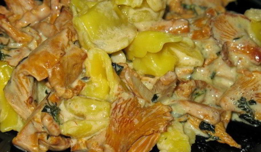 Рецепт тортеллини с грибами