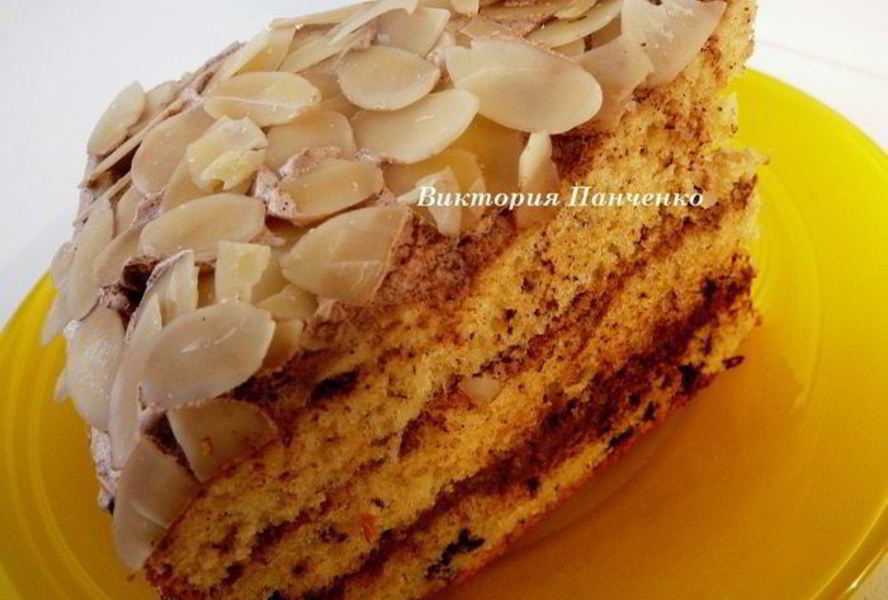 Ванильно-шоколадный бисквит