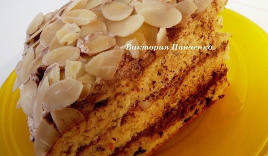 Рецепт ванильно-шоколадный бисквит
