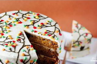 Вкусный торт с орехами