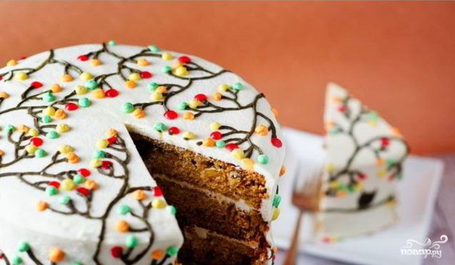 Рецепт вкусный торт с орехами