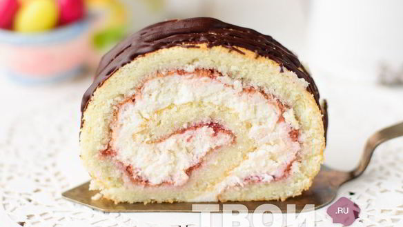 ШАГ 11. творожный рулет