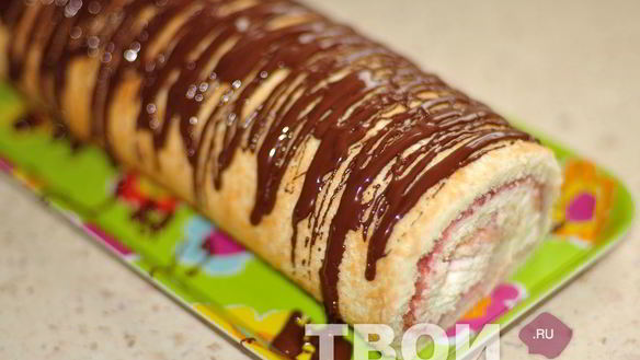 ШАГ 10. творожный рулет