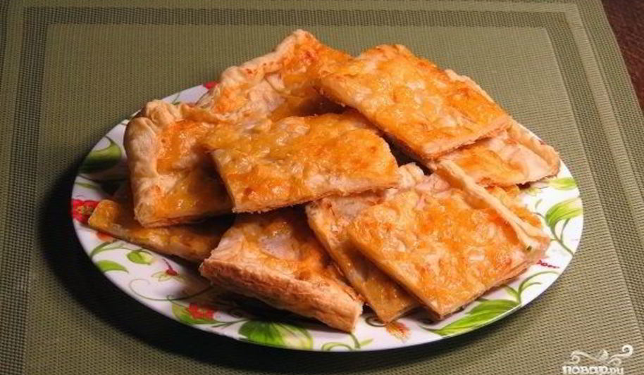 Рецепт выпечка из слоеного теста в духовке