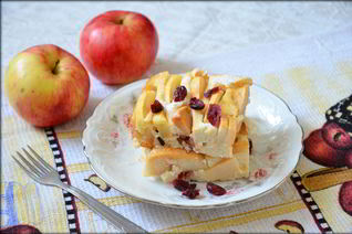 Запеканка с яблоками