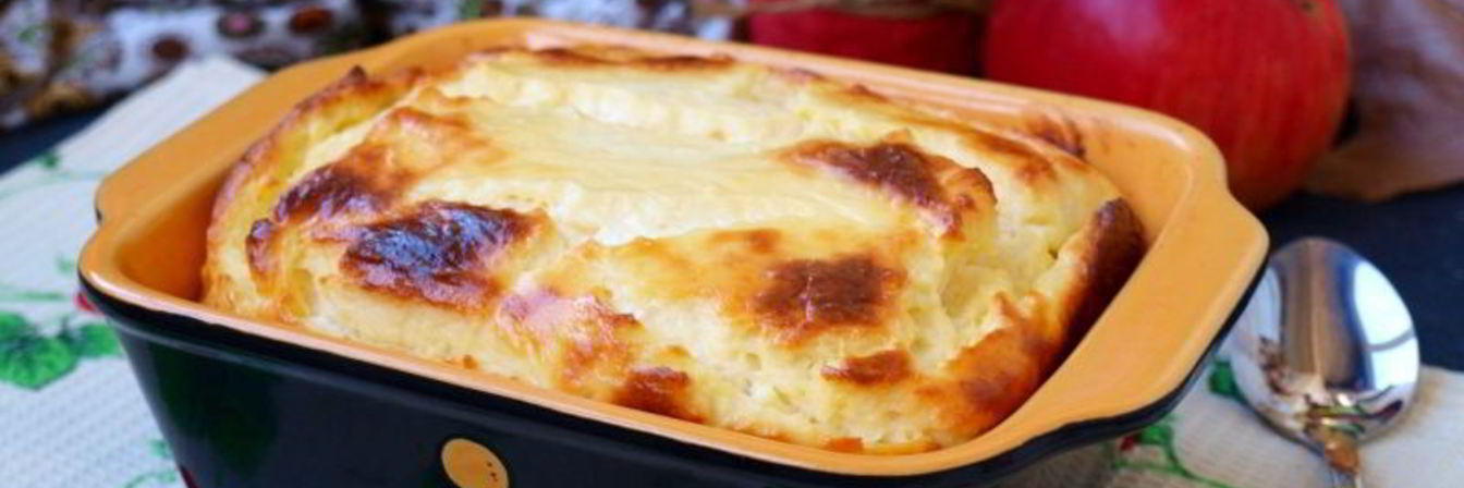 Диетическая творожная запеканка