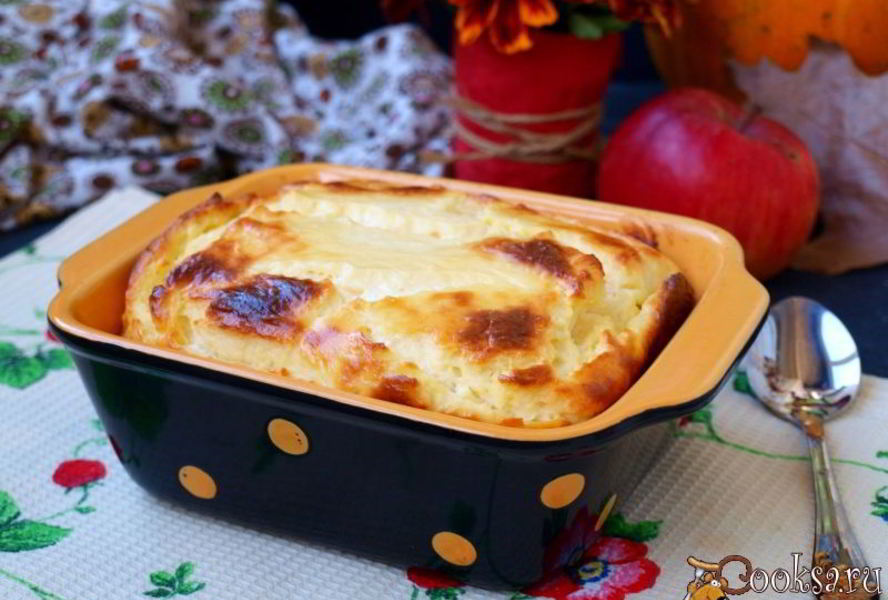 Диетическая творожная запеканка