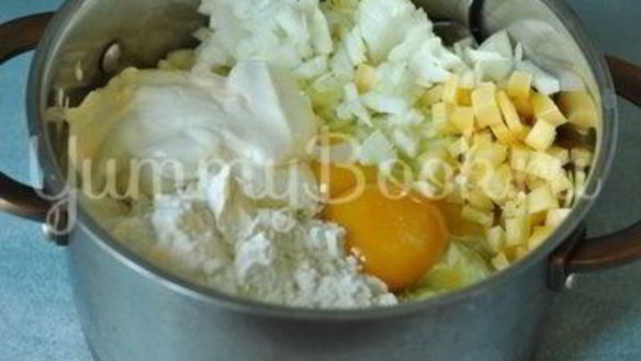 ШАГ 2. кабачковая запеканка в мультиварке