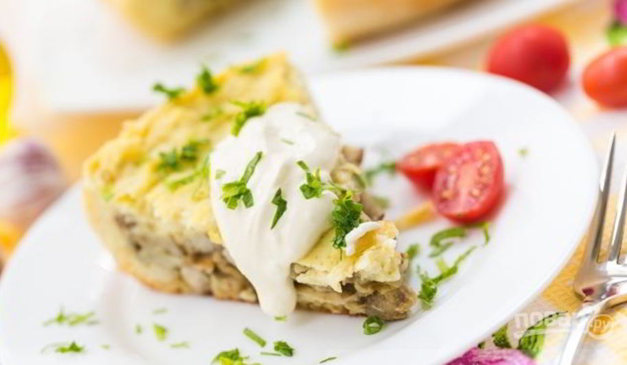 Рецепт картофельная запеканка с грибами в мультиварке