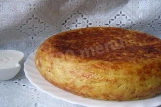 Картофельная запеканка с сосисками