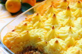 Картофельная запеканка с зимними овощами