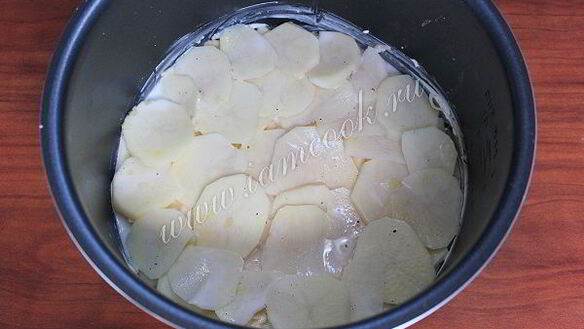 ШАГ 5. картофельная запеканка в мультиварке