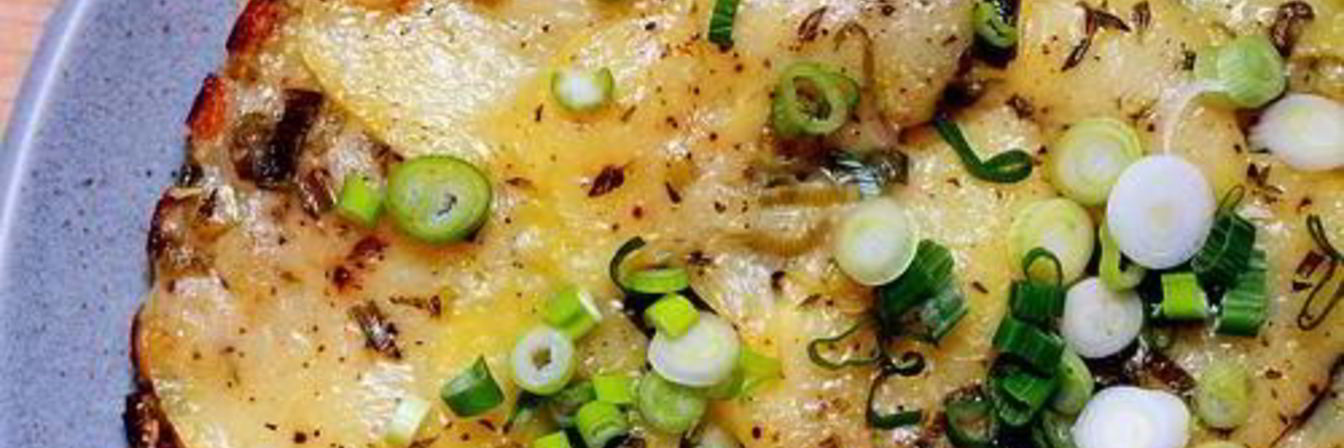 Картофельно-кабачковая запеканка с сыром