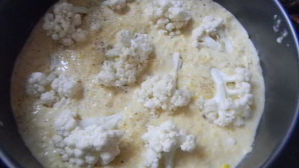 ШАГ 4. кукурузная запеканка с цветной капустой