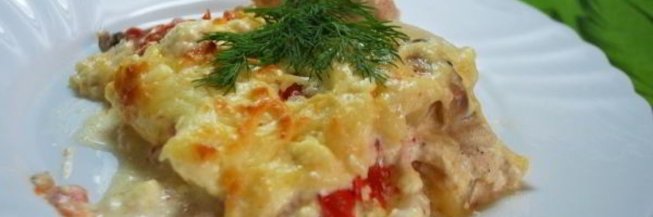 Куриная запеканка по-французски