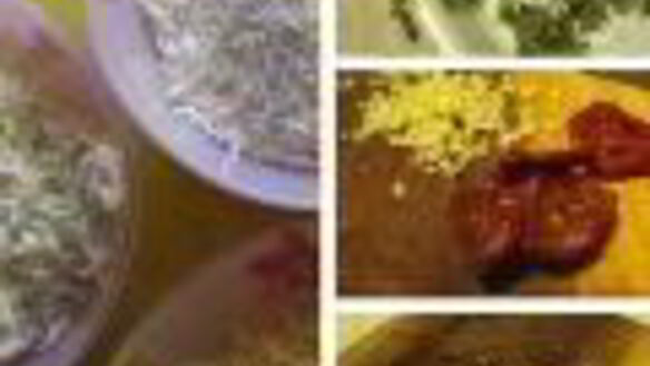 ШАГ 2. куриная запеканка с сыром и чесночными гренками из мультиварки