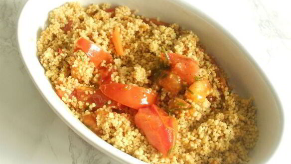 ШАГ 8. марокканская запеканка с курицей и кускусом