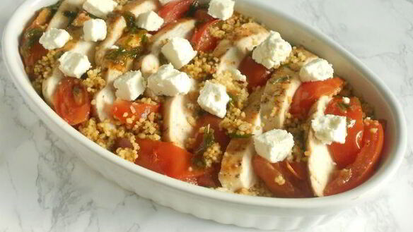 ШАГ 9. марокканская запеканка с курицей и кускусом