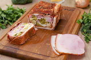 Мясная запеканка с брокколи