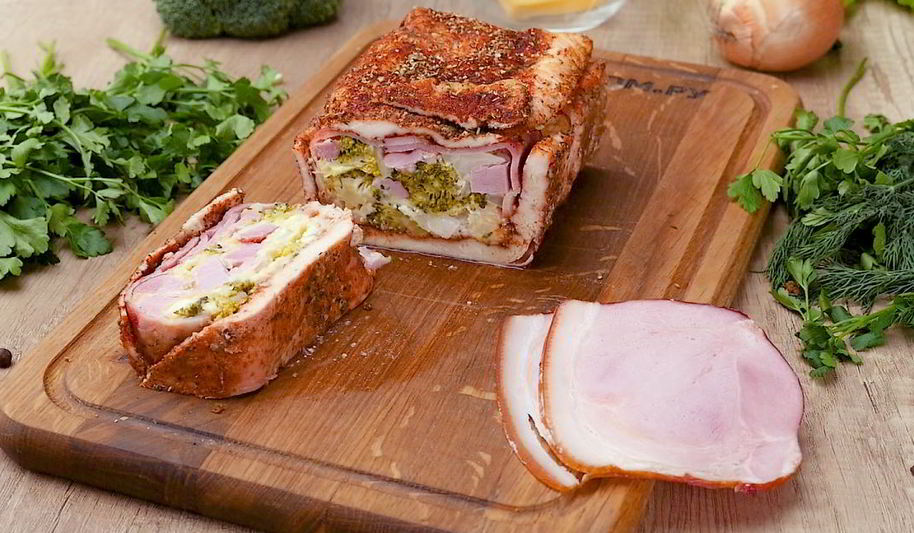 Рецепт мясная запеканка с брокколи