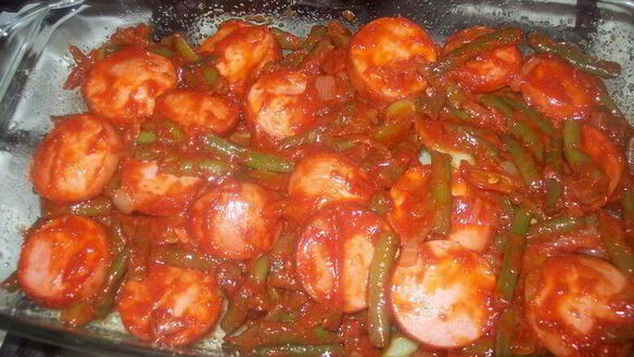 ШАГ 10. немецкая овощная запеканка с сардельками