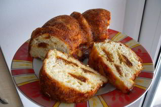 Несладкая творожная запеканка с курагой