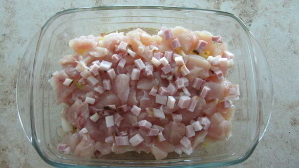 ШАГ 3. нежная запеканка с куриным филе