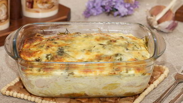 ШАГ 9. нежная запеканка с куриным филе