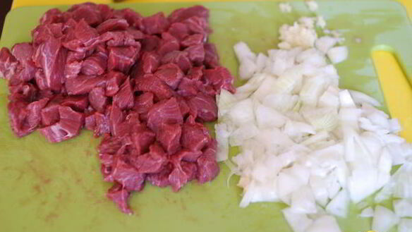 ШАГ 2. овощная запеканка с мясом и макаронами