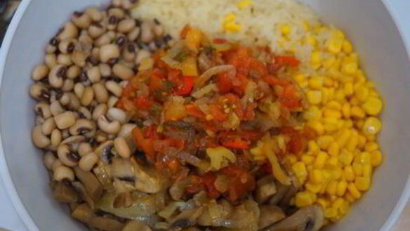 ШАГ 2. овощная запеканка с сальсой