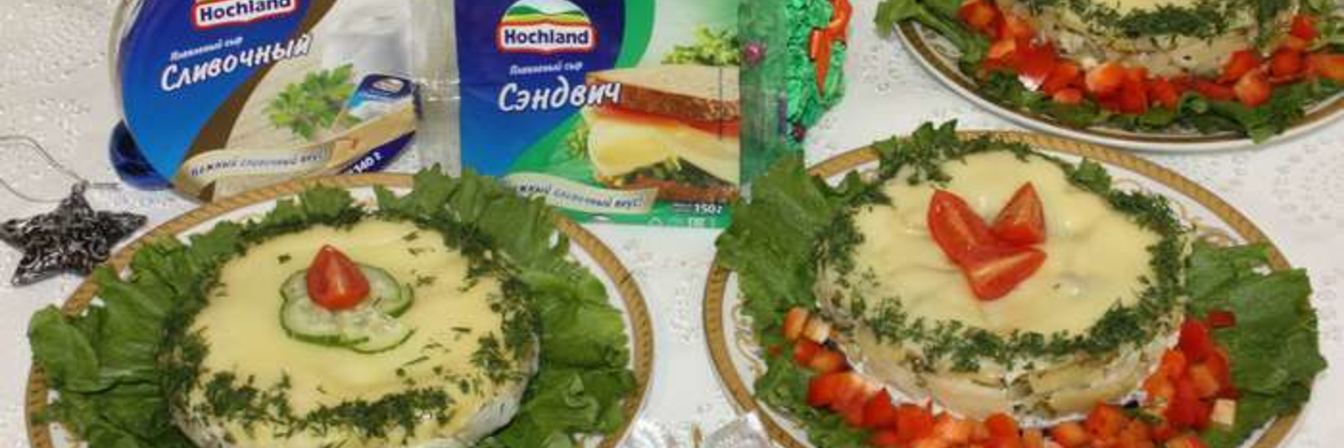 Рыбная запеканка под сырной шубкой
