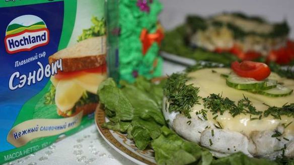 ШАГ 18. рыбная запеканка под сырной шубкой