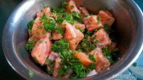 ШАГ 2. рыбная запеканка со шпинатом