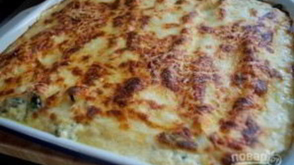 ШАГ 8. рыбная запеканка со шпинатом